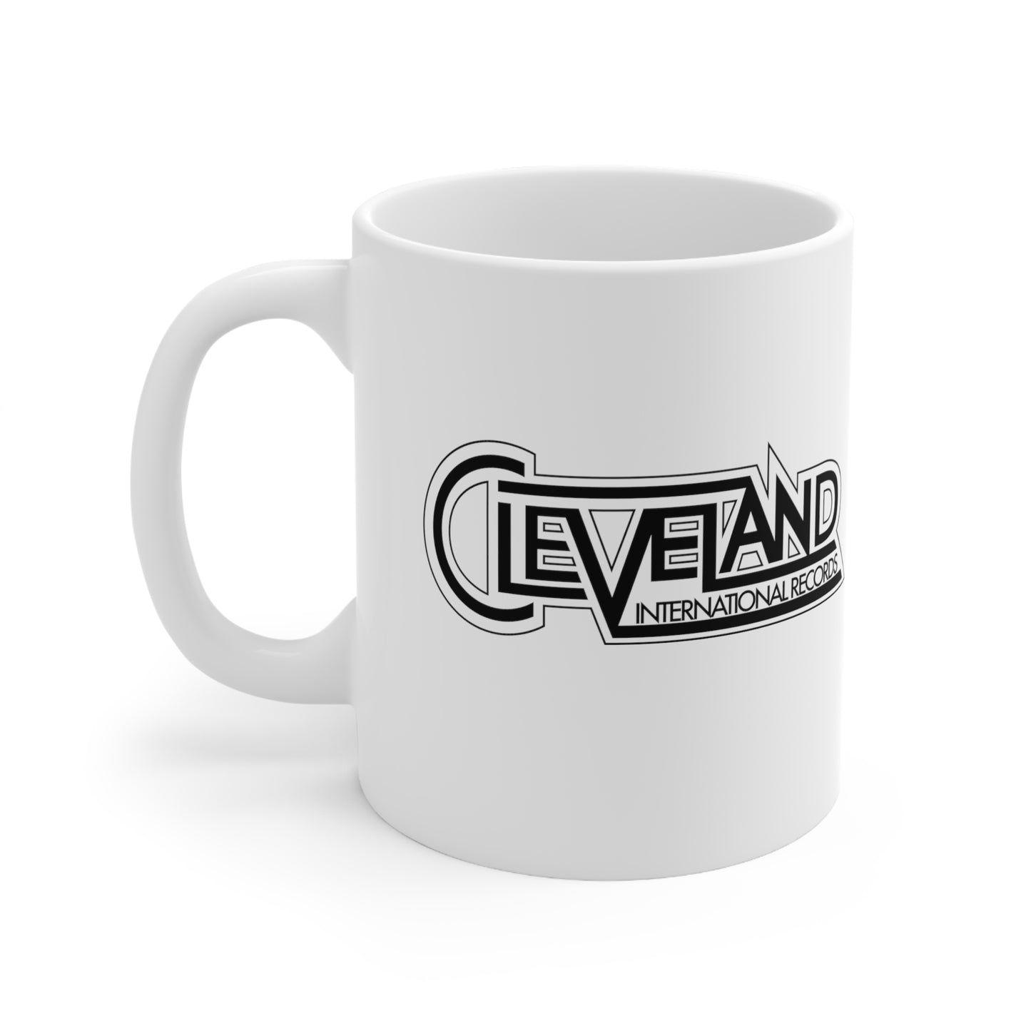 Cleveland International White Mug