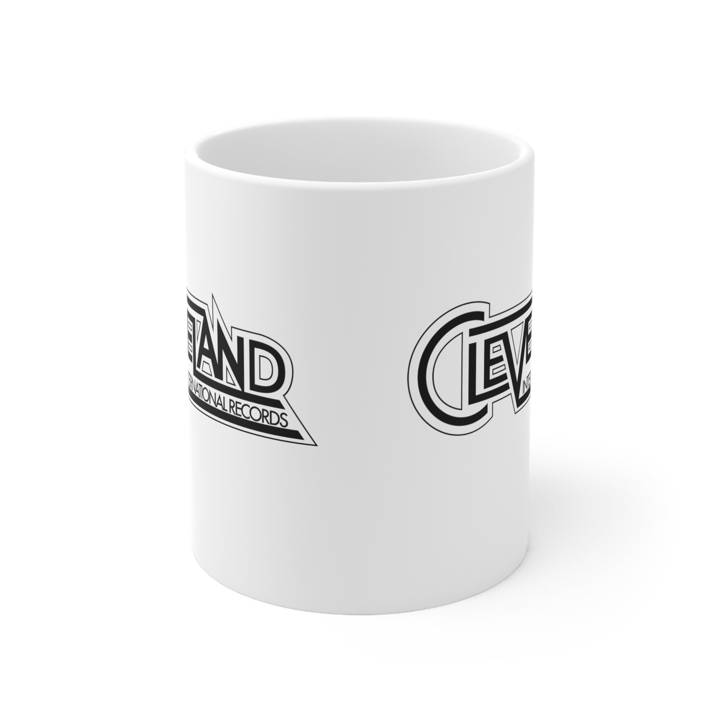 Cleveland International White Mug