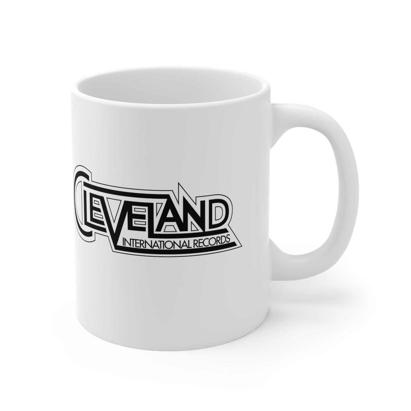 Cleveland International White Mug