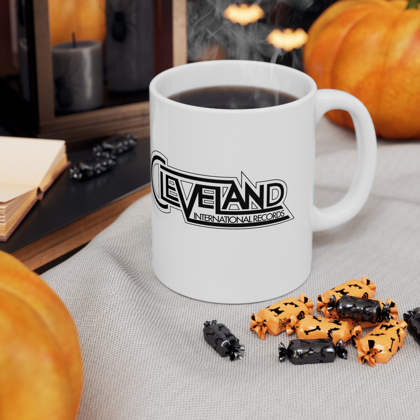 Cleveland International White Mug