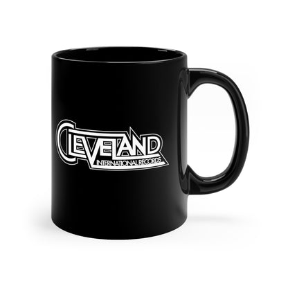 Cleveland International Black Mug